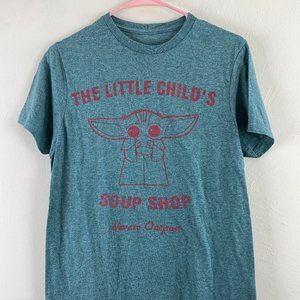 NWOT Baby Yoda Soup Shop Shirt Star Wars Grogu